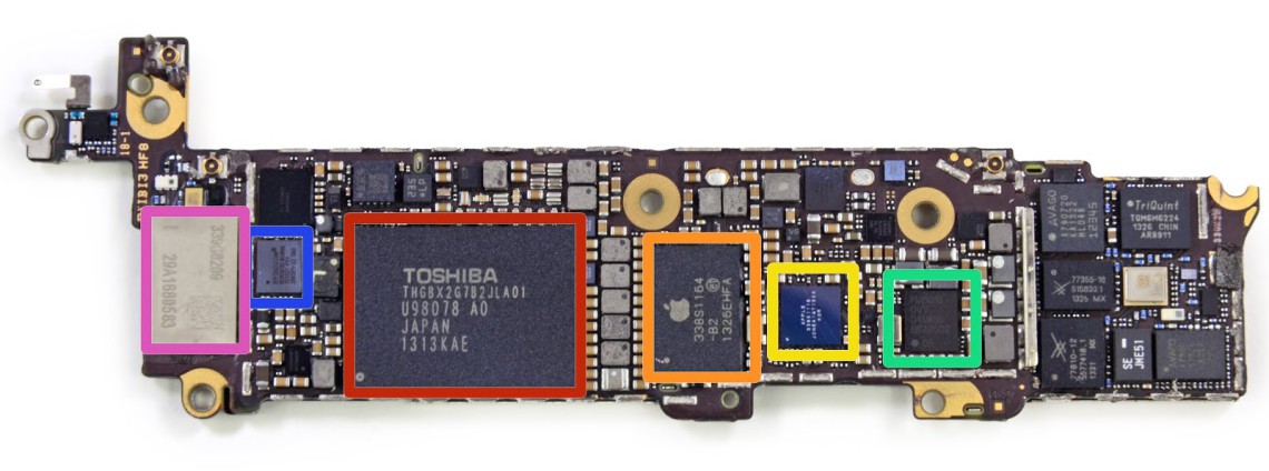 iphone 5c memory